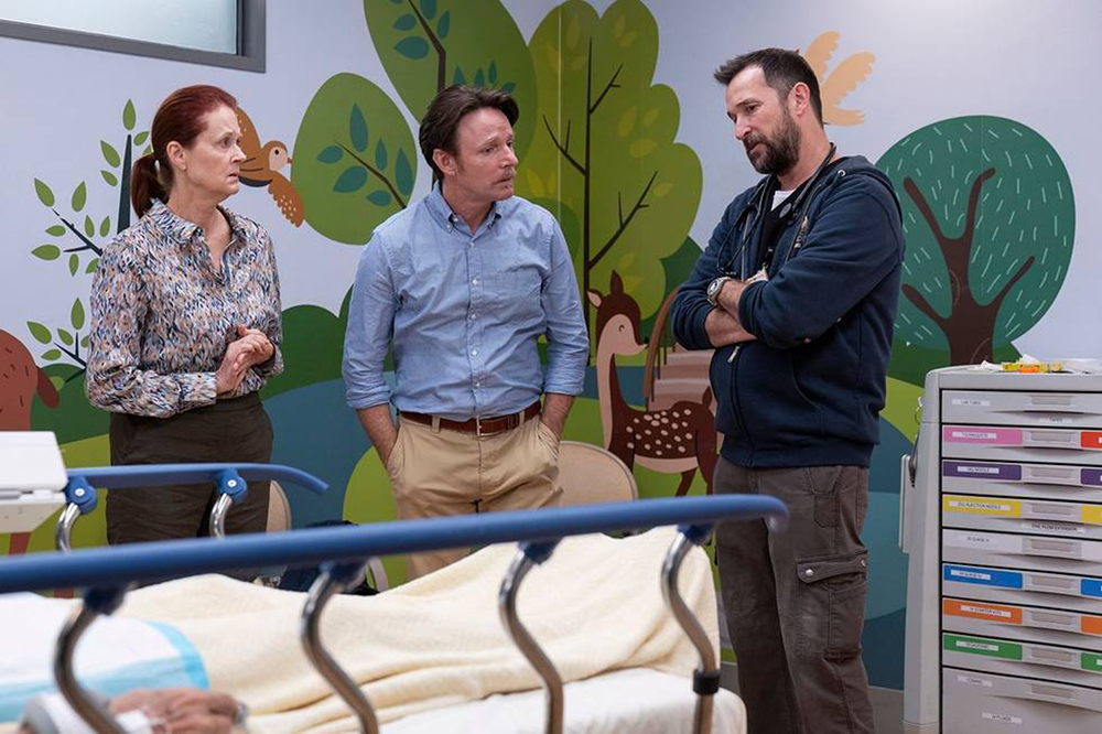 "The Pitt" follows Noah Wyle’s Dr. Michael "Robby" Robinavitch through a day running the E.R. at an underfunded, overwhelmed Pittsburgh public hospital. (Warrick Page/HBO Max)